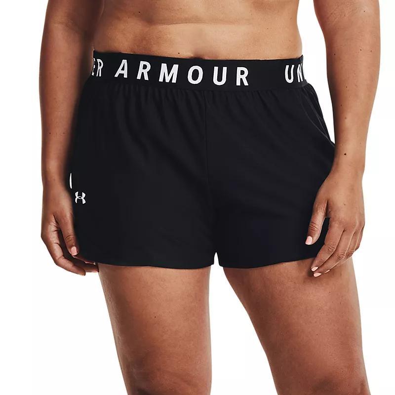 Plus Size Under Armour Play Up 3.0 Shorts, Womens Product Image