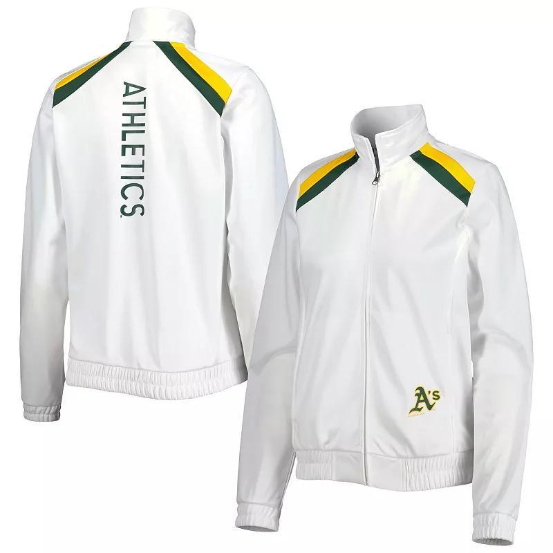 Womens G-III 4Her by Carl Banks Oakland Athletics Red Flag Full-Zip Track Jacket Product Image