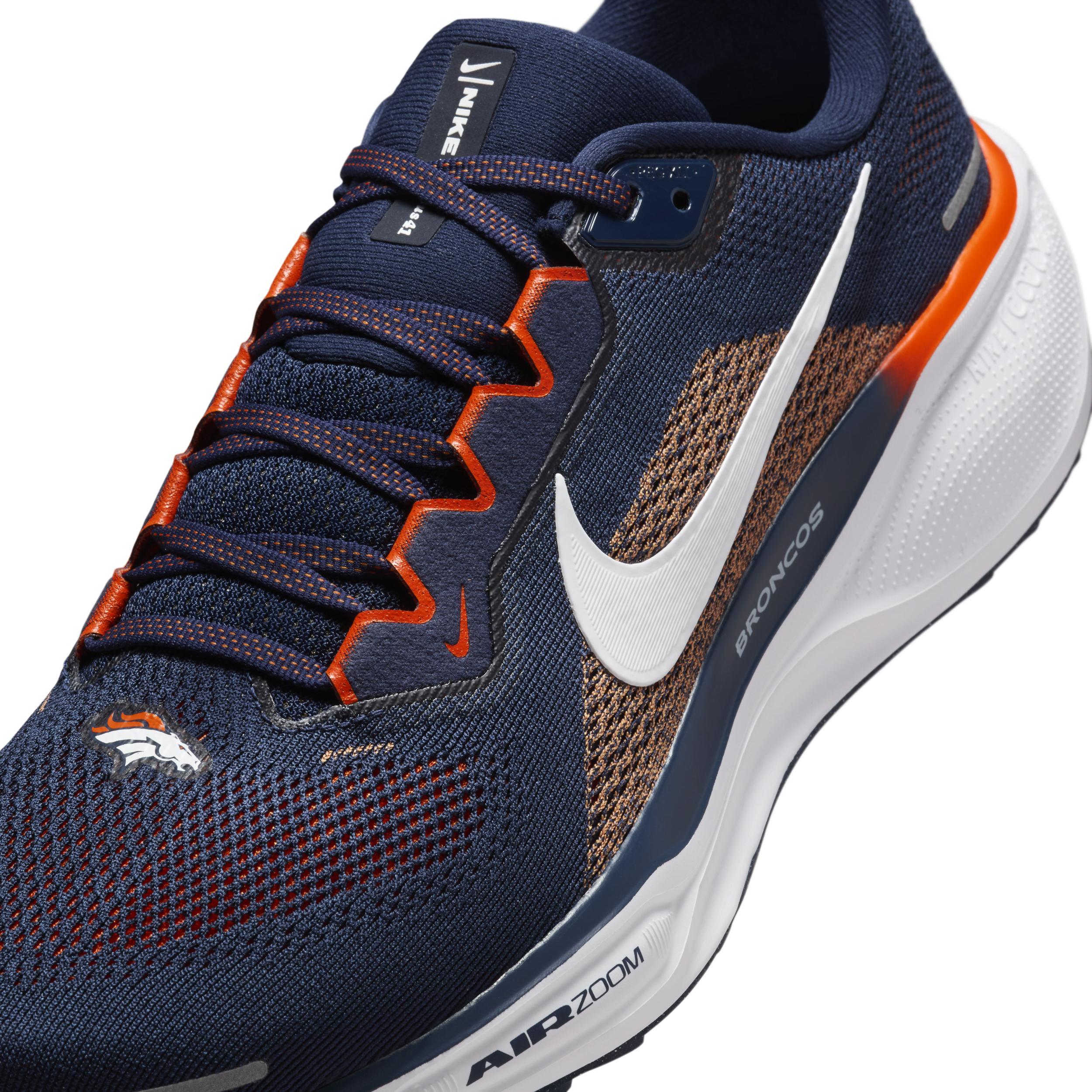 Nike Men's Pegasus 41 NFL Denver Broncos Road Running Shoes Product Image