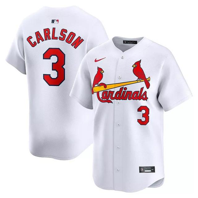 Mens Nike Dylan Carlson St. Louis Cardinals Home Limited Player Jersey Product Image