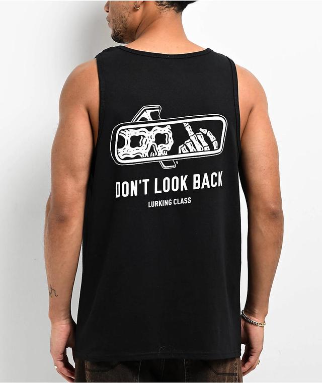 Lurking Class by Sketchy Tank Look Back Black Tank Top Product Image