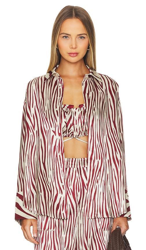 Taja Oversized Buttondown Shirt Product Image