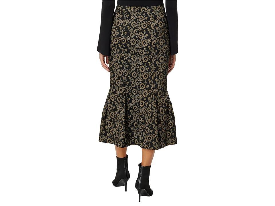 en saison Flora Midi Skirt Taupe) Women's Skirt product image