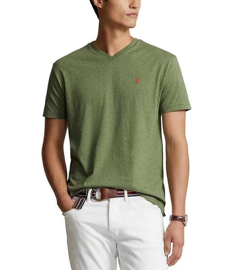 Polo Ralph Lauren Classic Fit Short Sleeve V-Neck T-Shirt Product Image