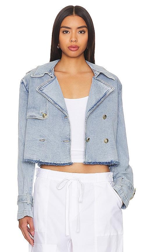 Camila Denim Trench Coat Product Image