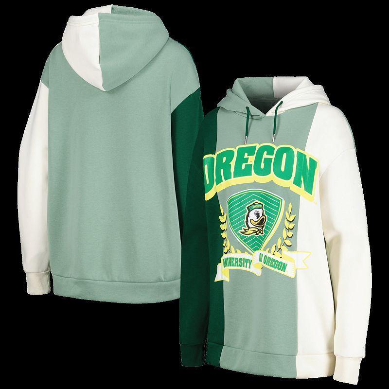 Womens Gameday Couture Oregon Ducks Hall of Fame Colorblock Pullover Hoodie Product Image