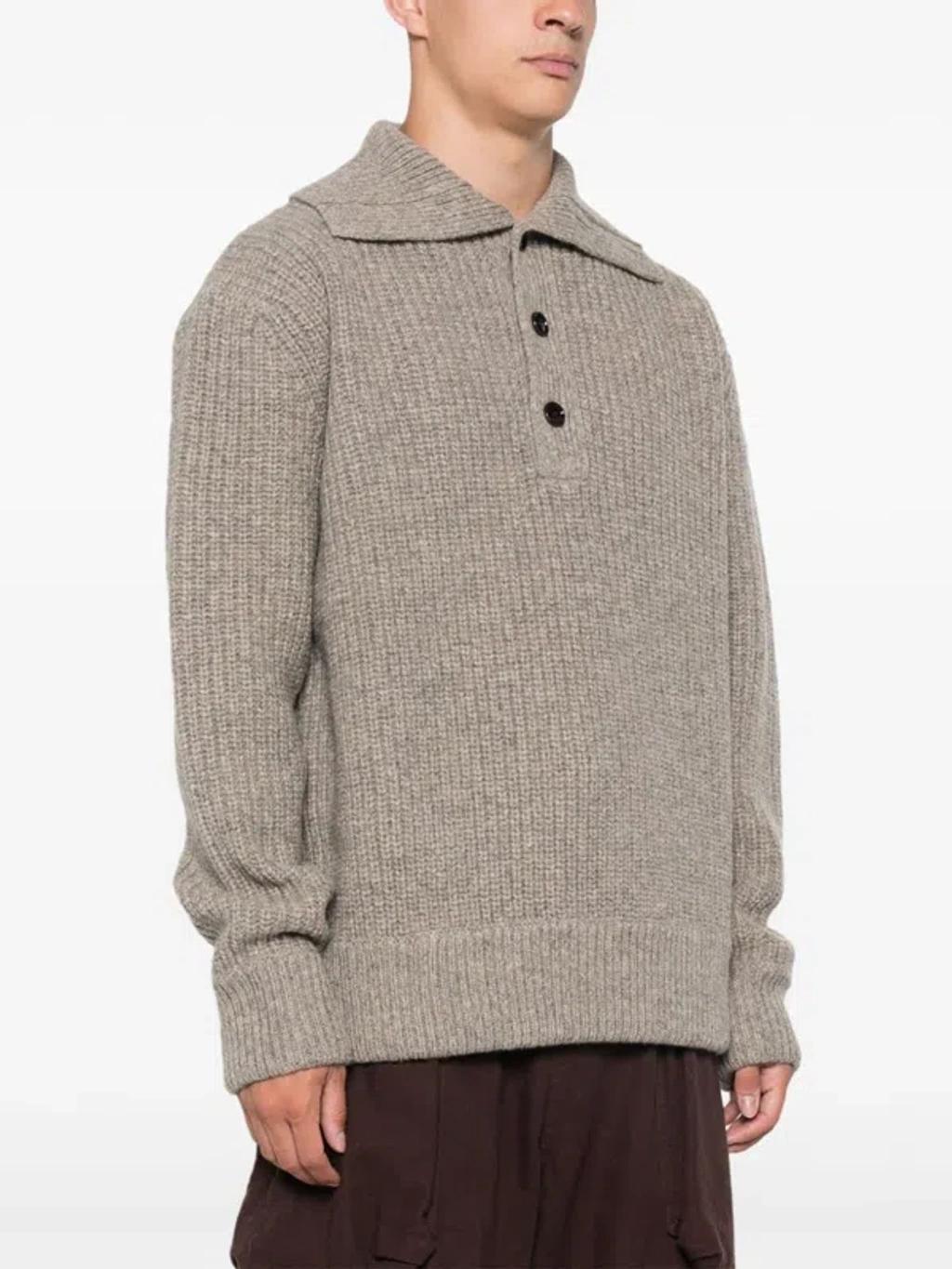 DRIES VAN NOTEN Sweaters In 813 Grey Melange Product Image