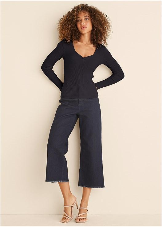 High Rise Wide Leg Jeans Product Image