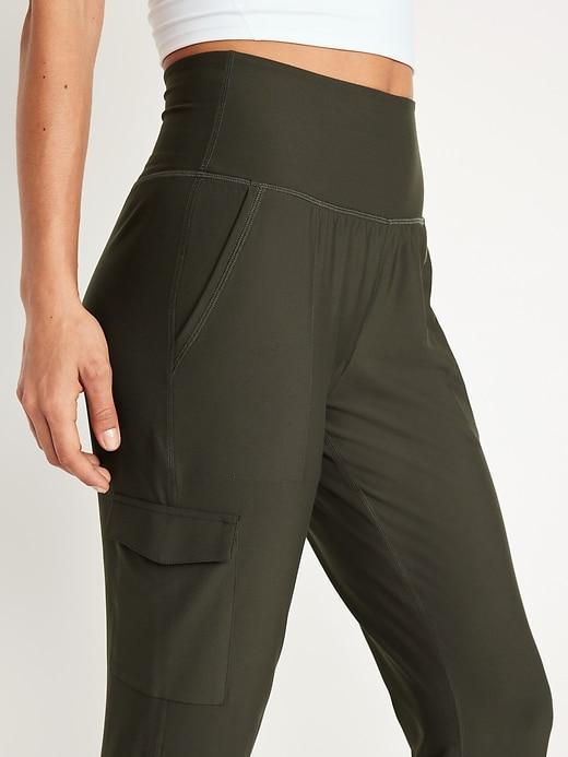 High-Waisted PowerSoft Cargo Joggers Product Image