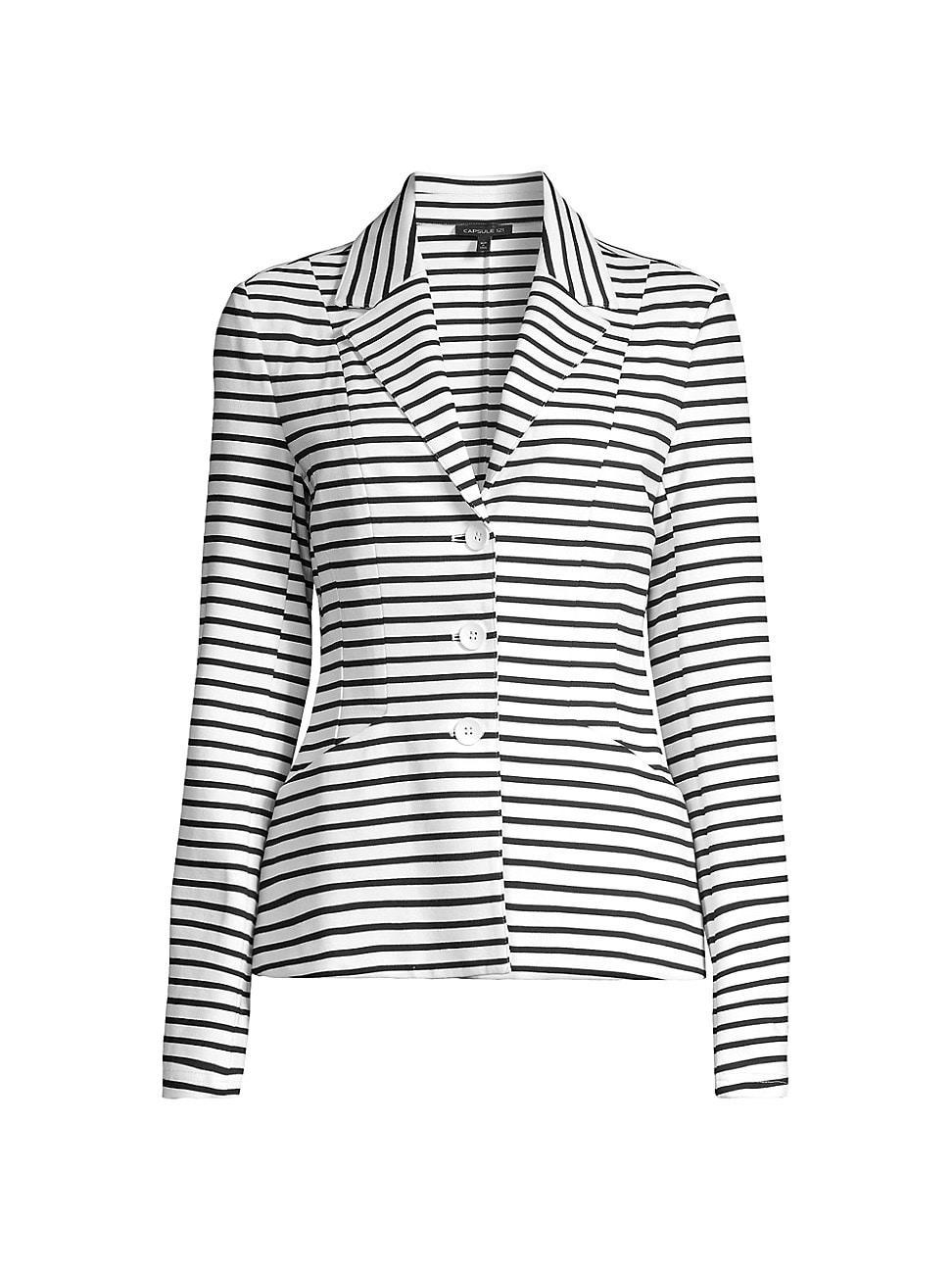 Womens The Sight Striped Knit Jacket Product Image