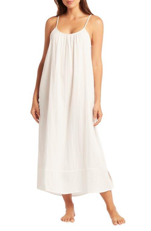 Sea Level Sunset Cotton Cover-Up Sundress Product Image