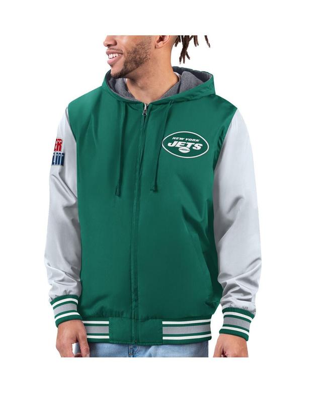 Mens G-iii Sports by Carl Banks Green New York Jets Commemorative Reversible Full-Zip Jacket - Green Product Image