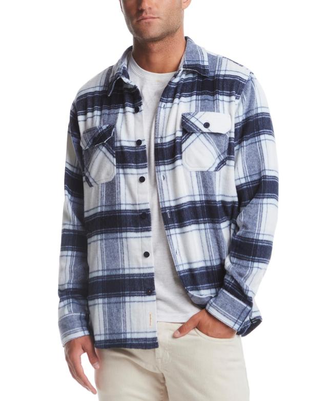 Weatherproof Vintage Mens Long Sleeve Button Front Plaid Shirt Jacket Product Image