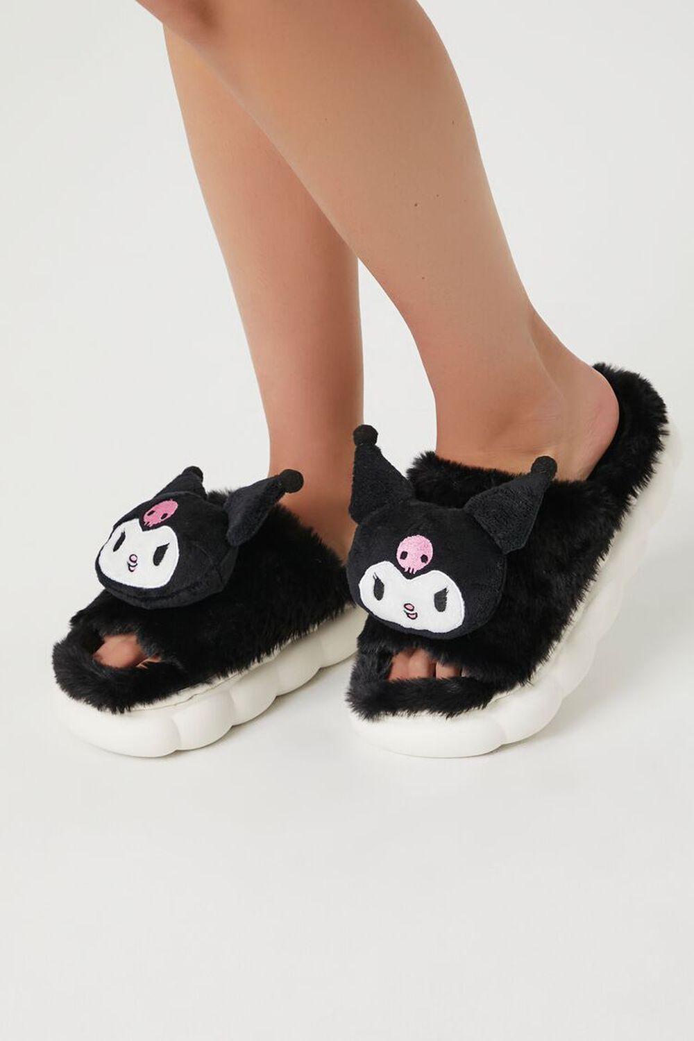 Kuromi Plush House Slippers | Forever 21 Product Image