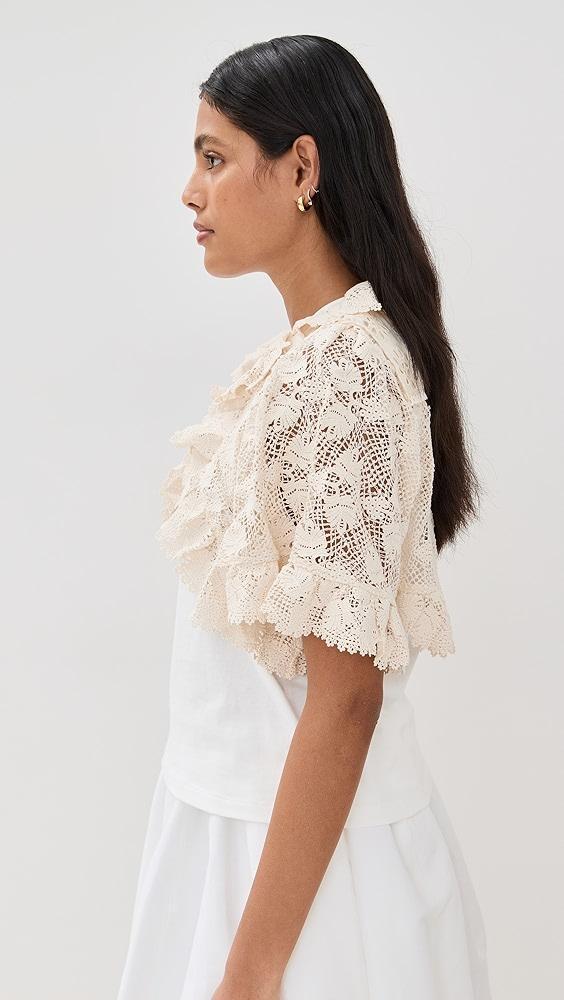 Sea Kristeen Lace Jersey Tee | Shopbop Product Image