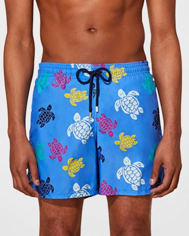 Mens Moorea Turtle Swim Trunks Product Image