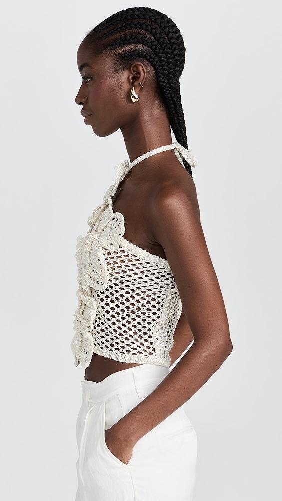 Cult Gaia Nazanin Crochet Top | Shopbop Product Image