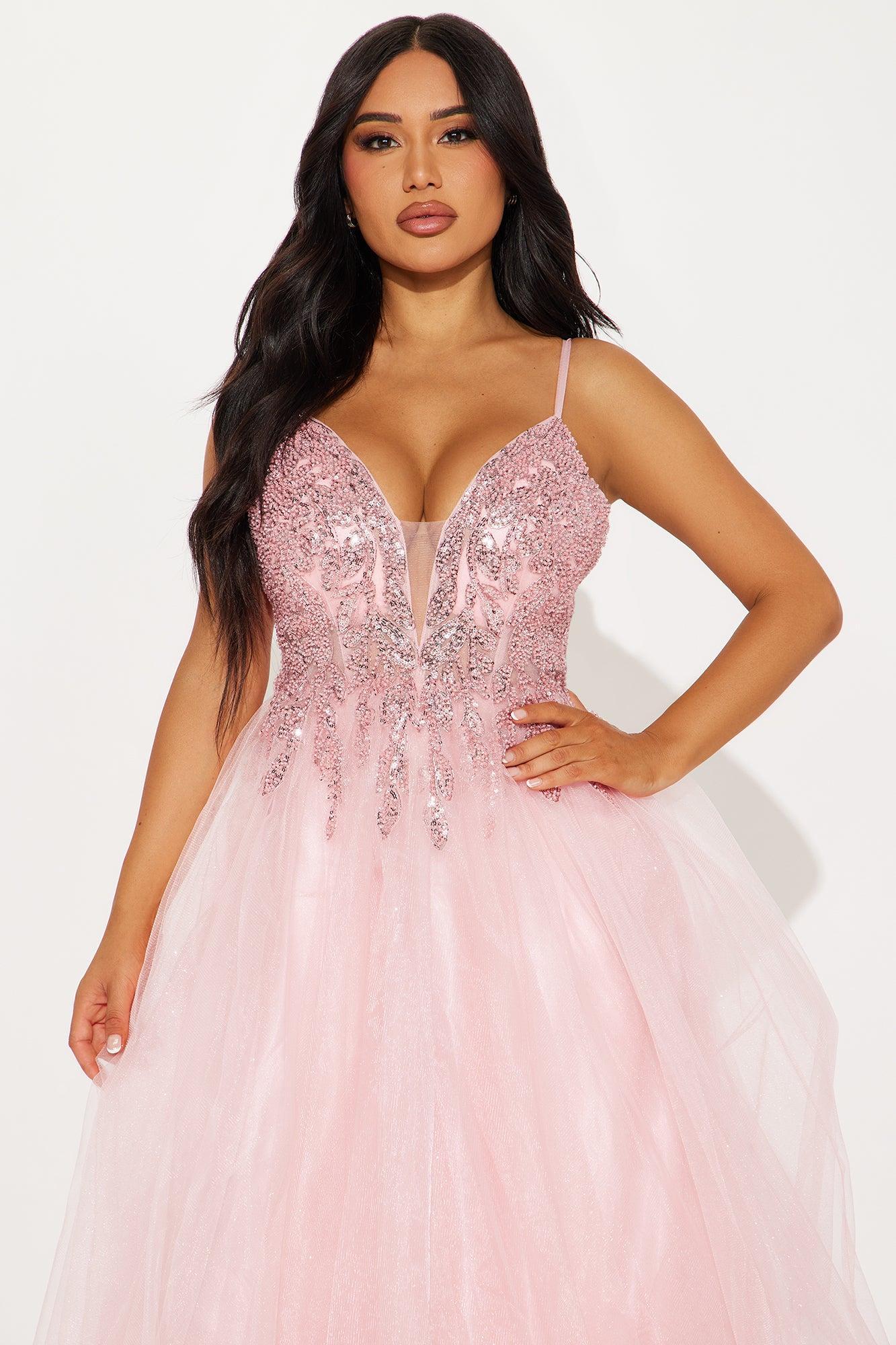 Fairy Tale Princess Maxi Dress - Blush Product Image