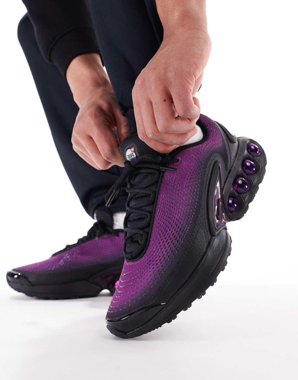 Nike Air Max DN sneakers in purple and black Product Image