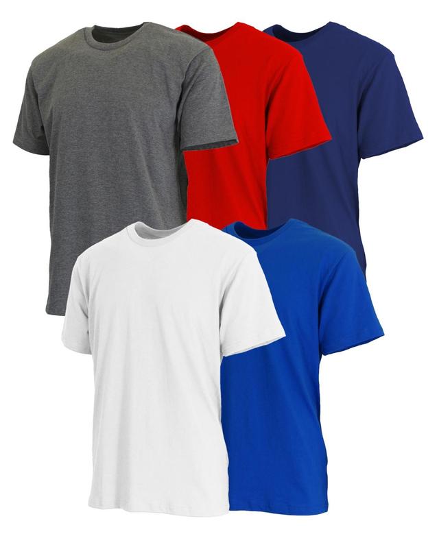 Blue Ice Mens Short Sleeve Crew Neck Tee-5 Pack Product Image