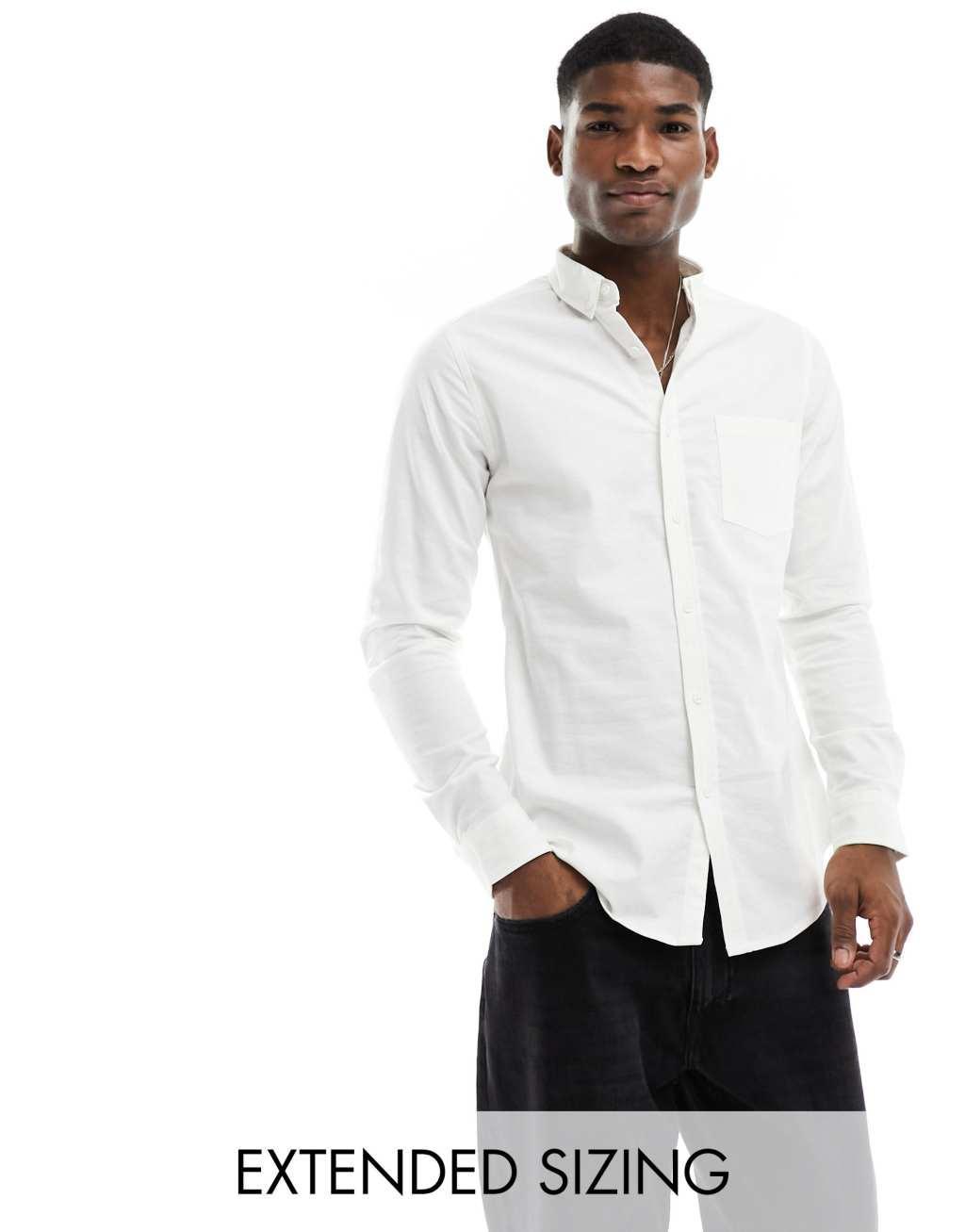 ASOS DESIGN slim fit oxford shirt Product Image