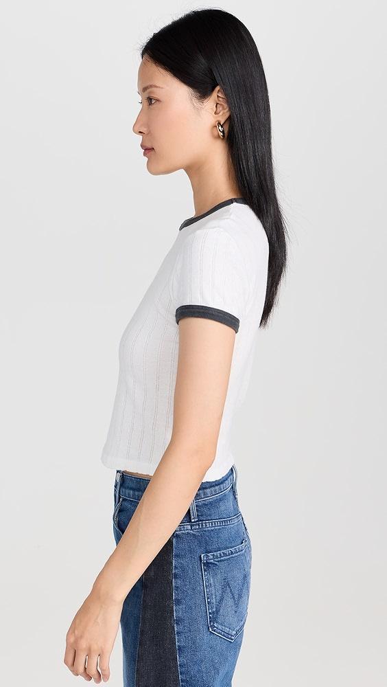 MOTHER The Itty Bitty Ringer Tee | Shopbop Product Image