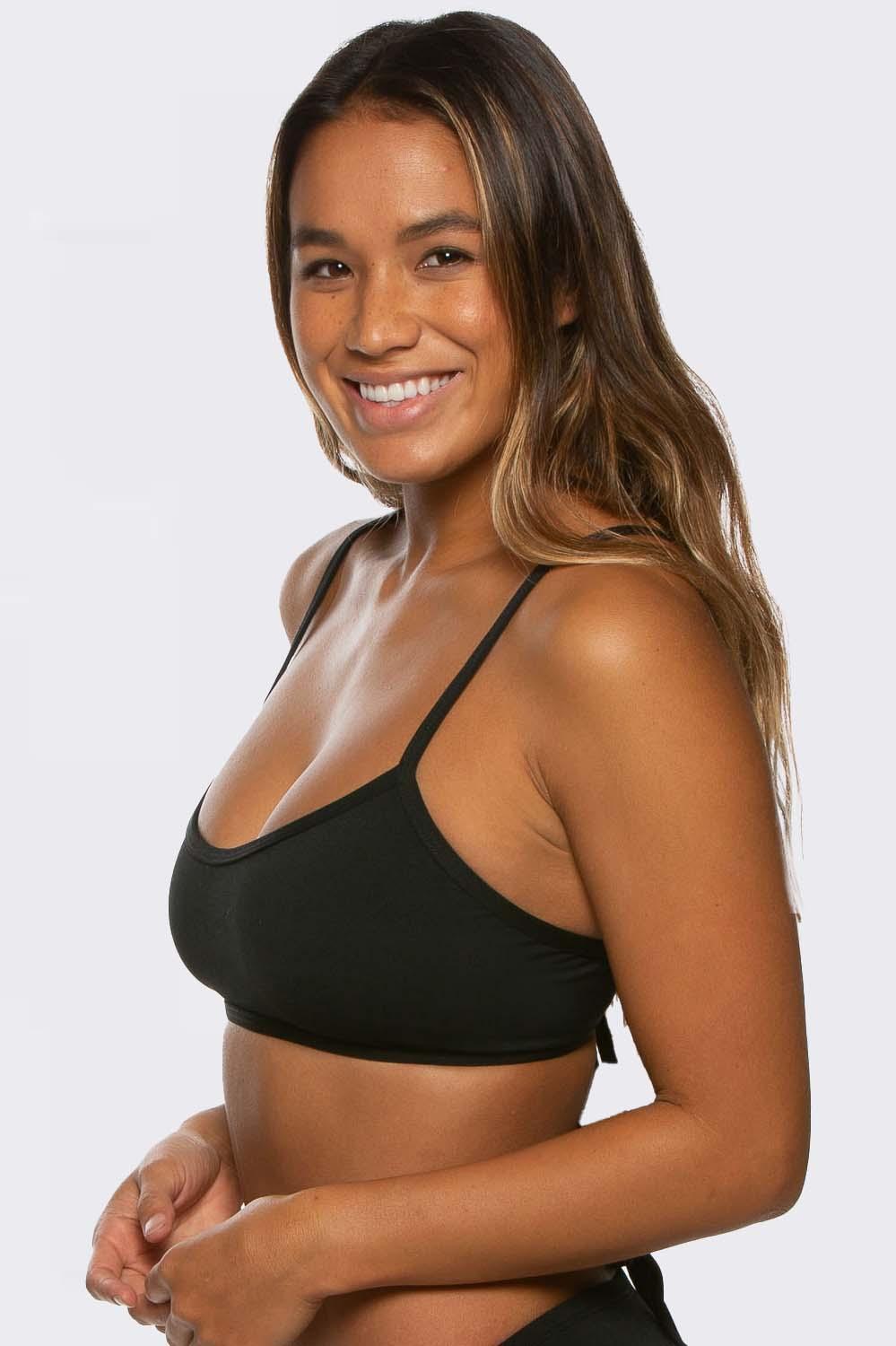 Grayson Bikini Top - Black Female Product Image