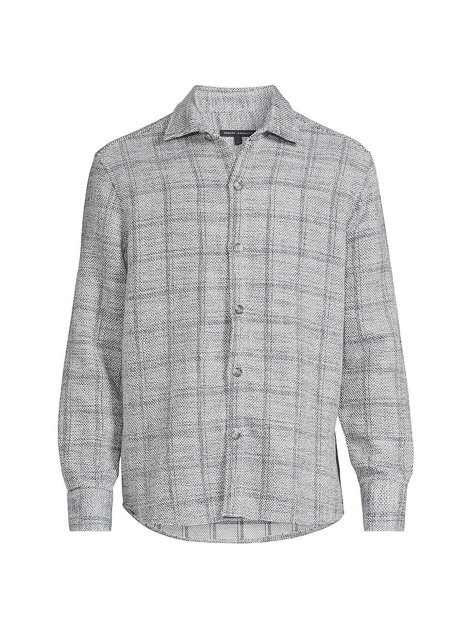 Mens Quinn Plaid Woven Overshirt Product Image