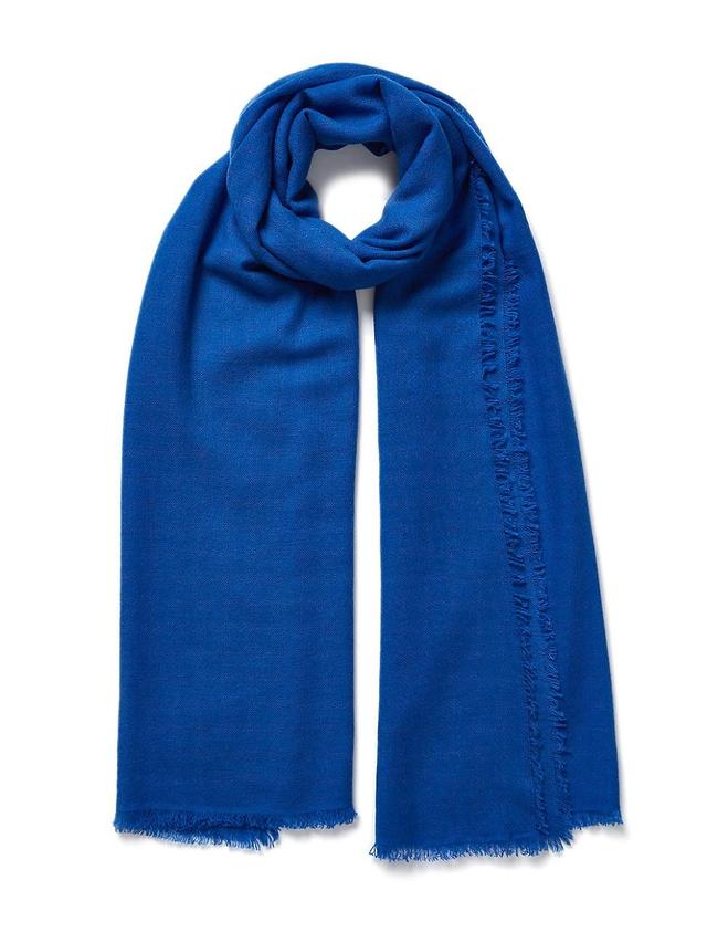 Womens Fray Cashmere Scarf Product Image