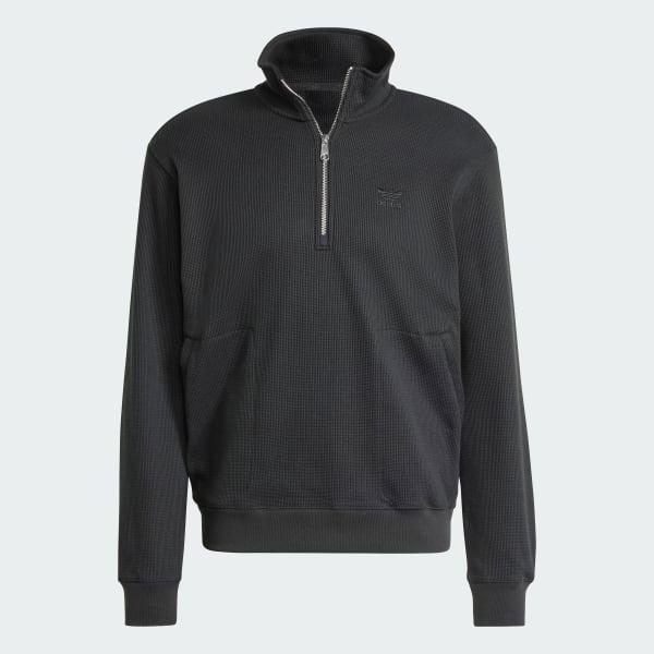 Trefoil Essentials Waffle 1/2 Zip Sweatshirt Product Image