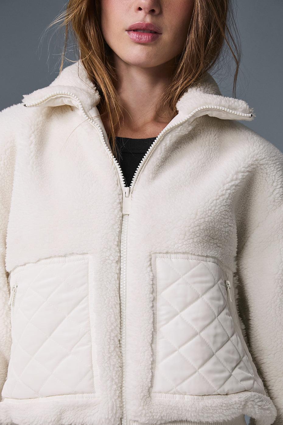 Sherpa Edge Bomber - Ivory Product Image