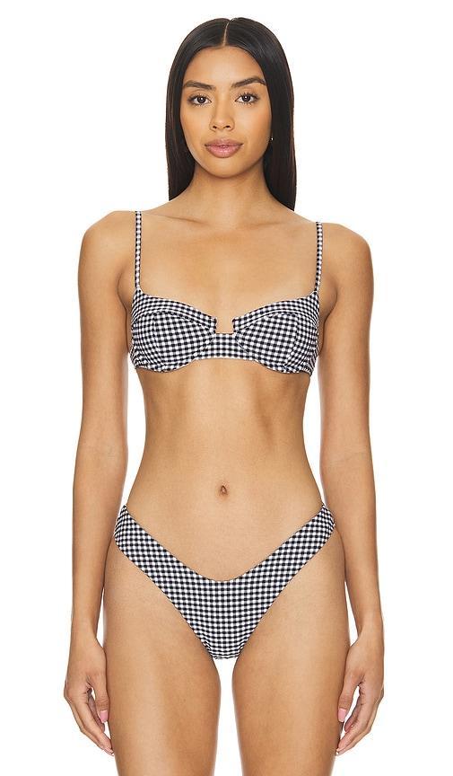 Lovers and Friends Check Me Out Top in Black Gingham product image