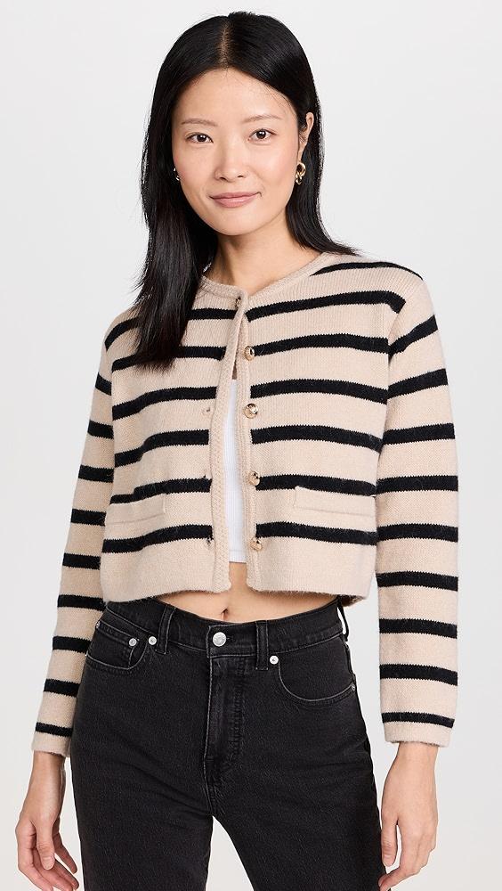 Line & Dot Benni Stripe Cardigan | Shopbop Product Image