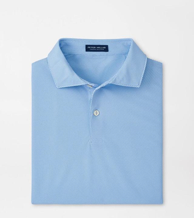 Peter Millar Mens Checkers Performance Mesh Polo | Color: Elixir | Size: L Product Image