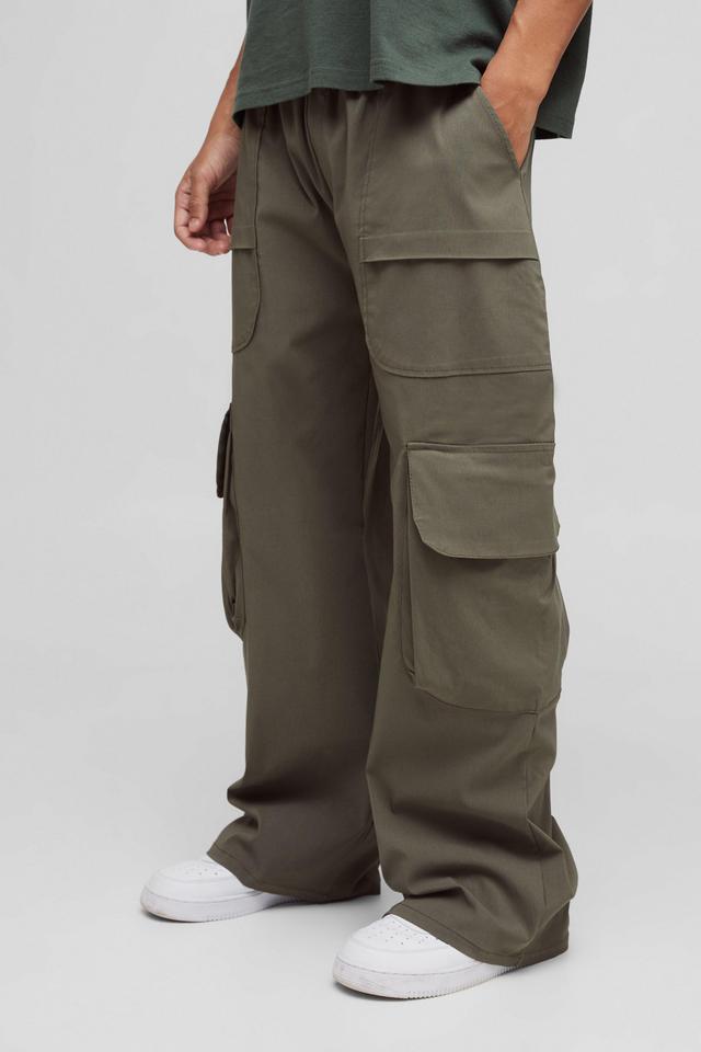 Parachute Bengaline Cargo Trousers | boohooMAN USA Product Image