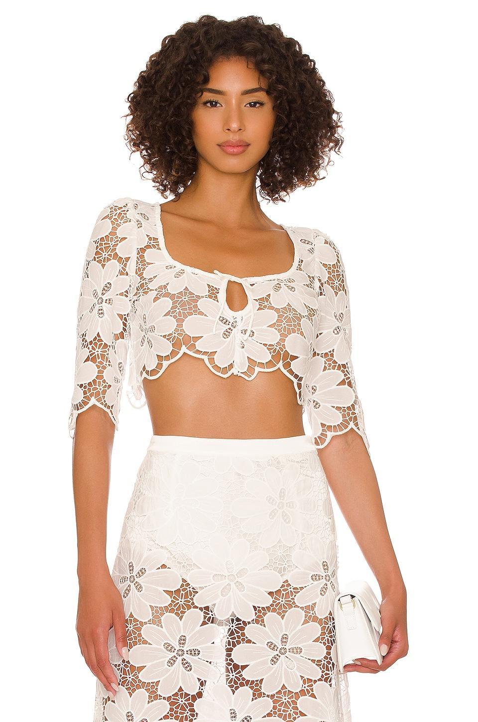 Malika Crop Top For Love & Lemons Product Image