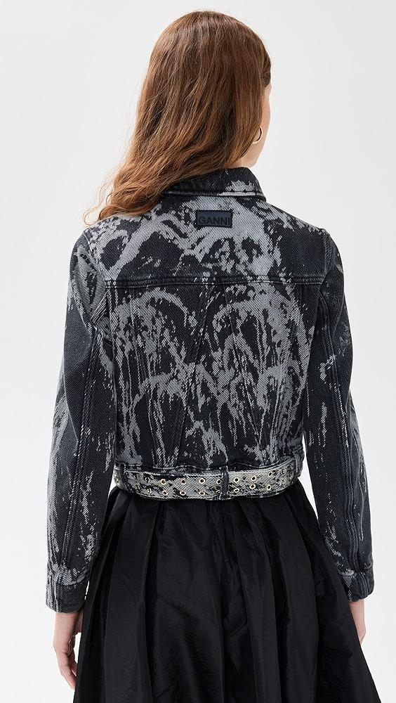 GANNI Heavy Denim Belted Jacket | Shopbop Product Image