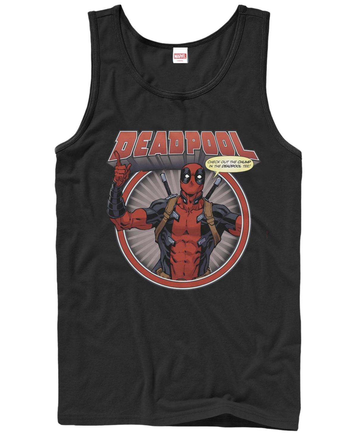 Mens Marvel Deadpool Check Out The Chump In The Deadpool Graphic Tee Graphic Tank Product Image