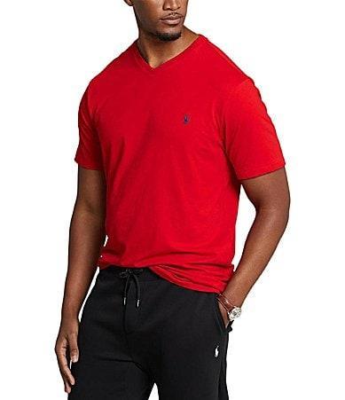 Polo Ralph Lauren Big  Tall Classic-Fit Short-Sleeve Cotton Jersey V-Neck T Product Image