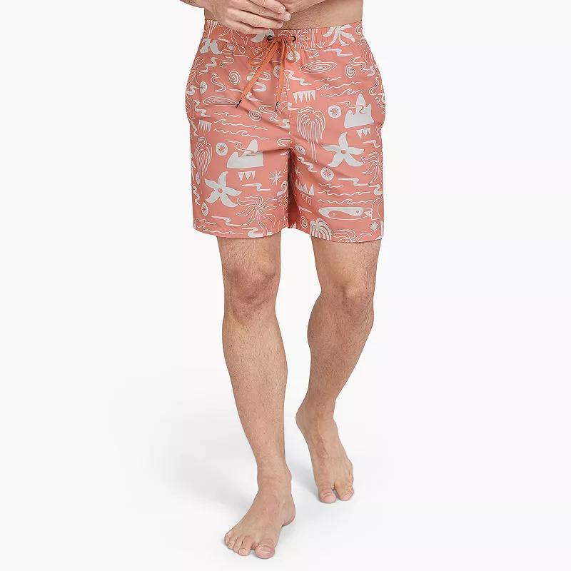 Mens Quiksilver 6.5 Beachside Print Volley Swim Shorts Product Image