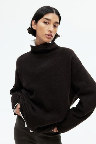 Cashmere-Blend Turtleneck Sweater product image