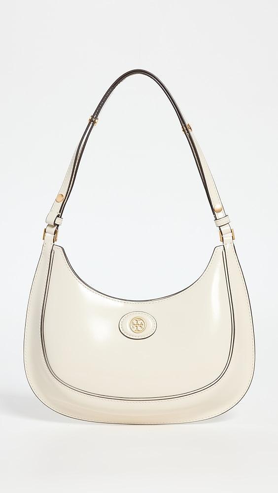 Tory Burch Robinson Spazzolato Convertible Crescent Bag | Shopbop Product Image