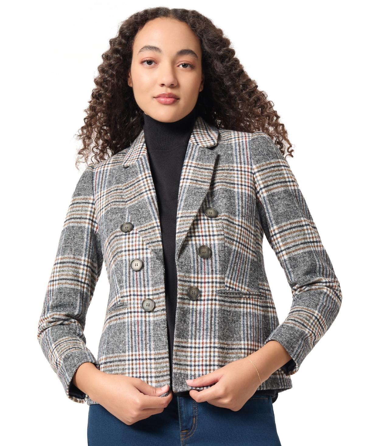 Jones New York Womens Brushed-Classic Plaid Balzer Product Image