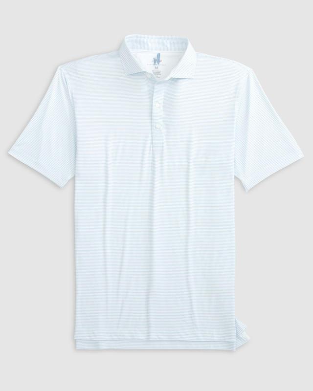 johnnie-O Double Eagle Striped Featherweight Performance Polo Product Image