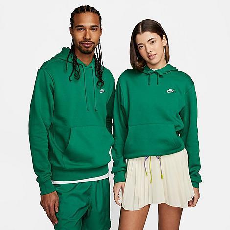 NIKE Club Hoodie In Green-white Product Image