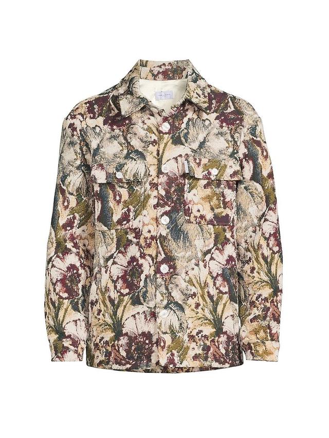 Mens Landscape Print Overshirt Product Image