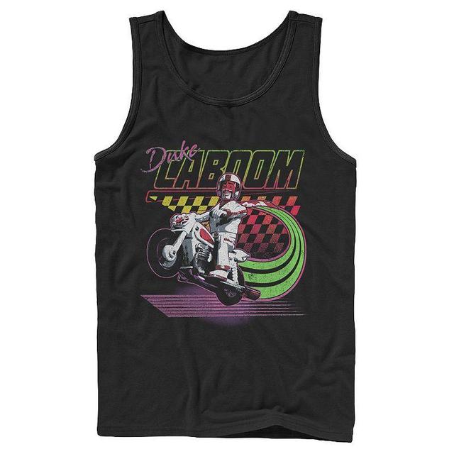 Disney / Pixars Toy Story 4 Duke Caboom Mens Neon Colors Poster Tank Top Product Image