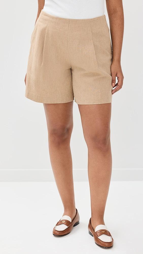 L'AGENCE Hadleigh Long Shorts | Shopbop Product Image