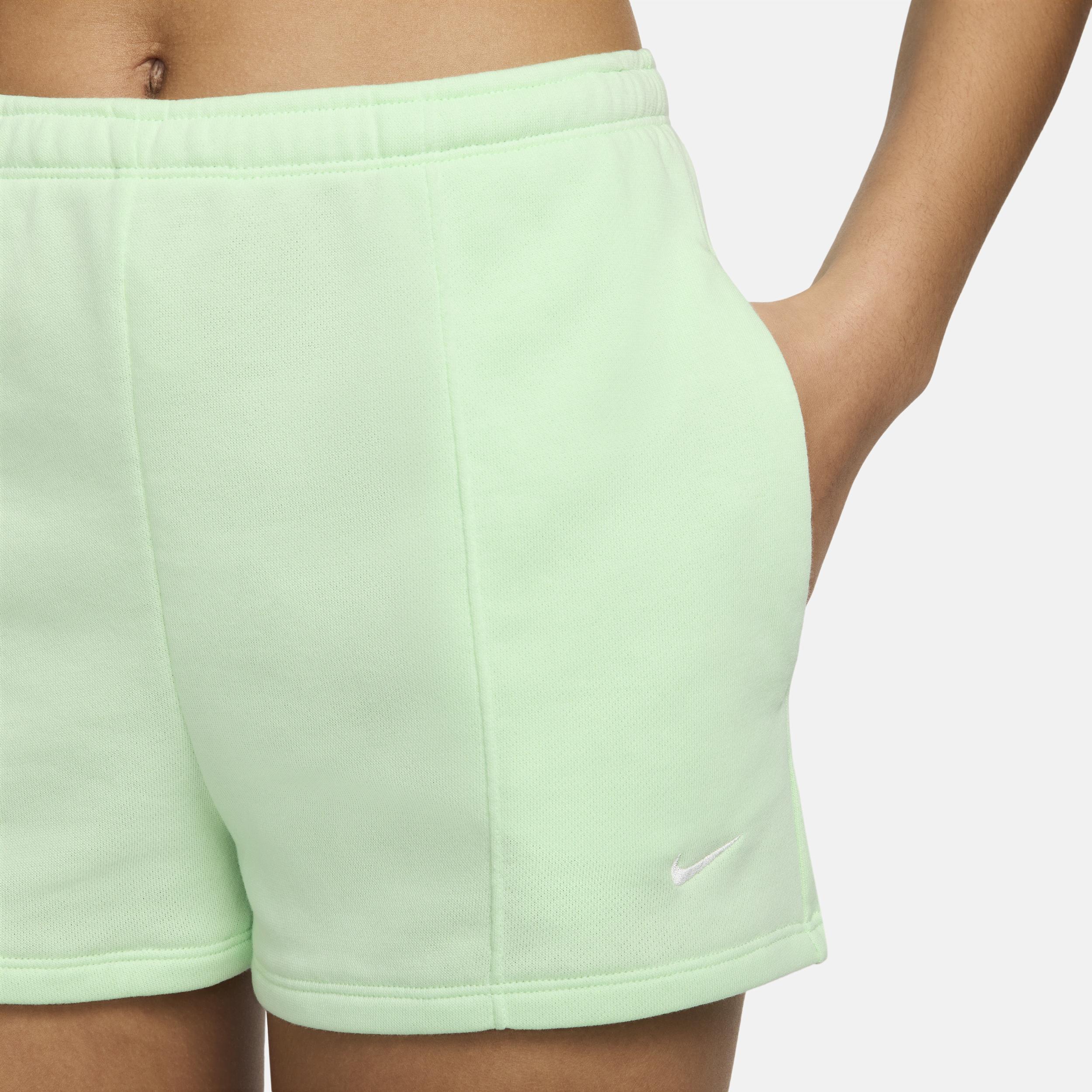 Womens Nike Sportswear Chill Terry High-Waisted Slim 2 French Terry Shorts Product Image