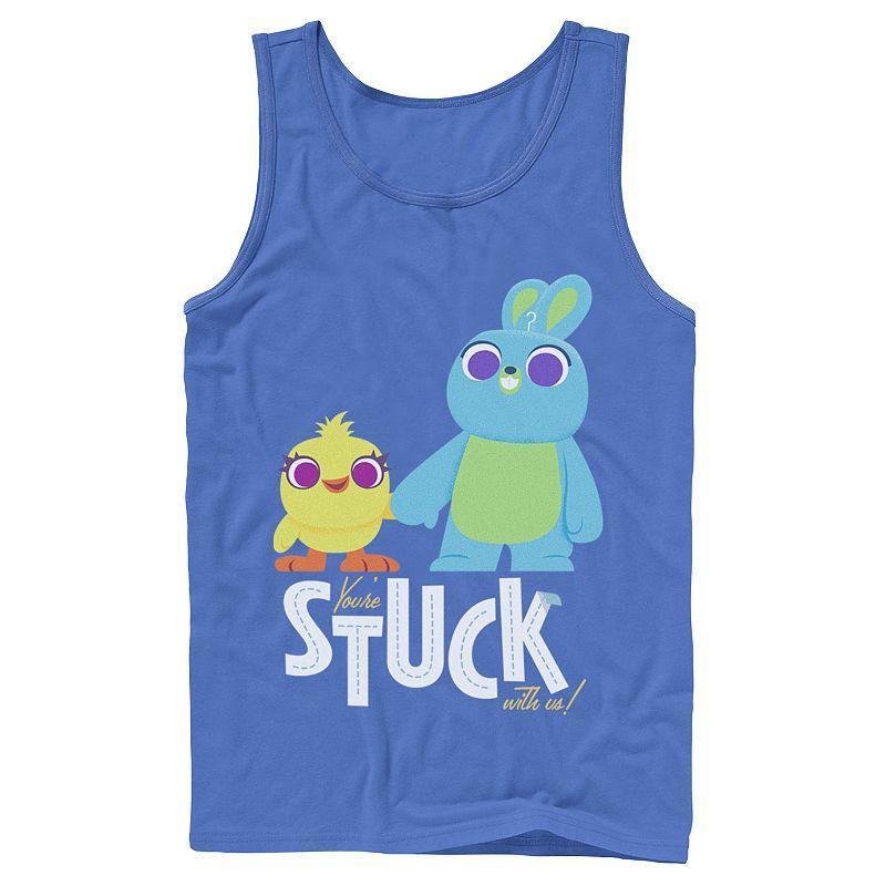 Mens Disney / Pixar Toy Story 4 Ducky & Bunny Stuck With Us Tank Top Product Image